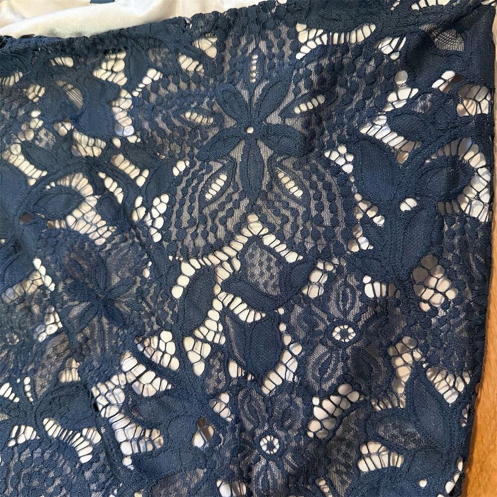 For Love & Lemons Women's Tan Lace, Feminine Skirt Size Standard - Picture 7 of 11